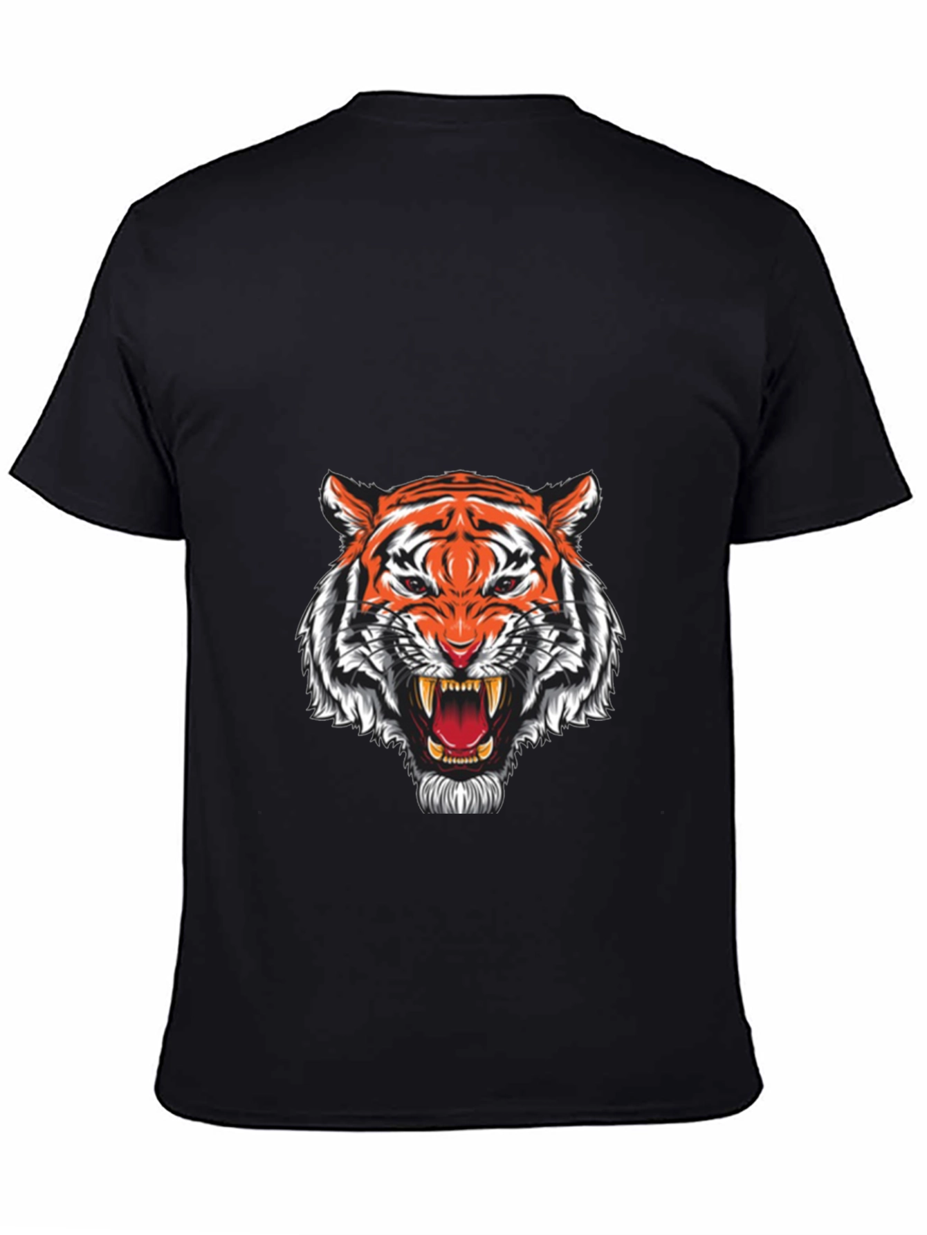 Black Tiger Graphic T-Shirt - Fierce Style