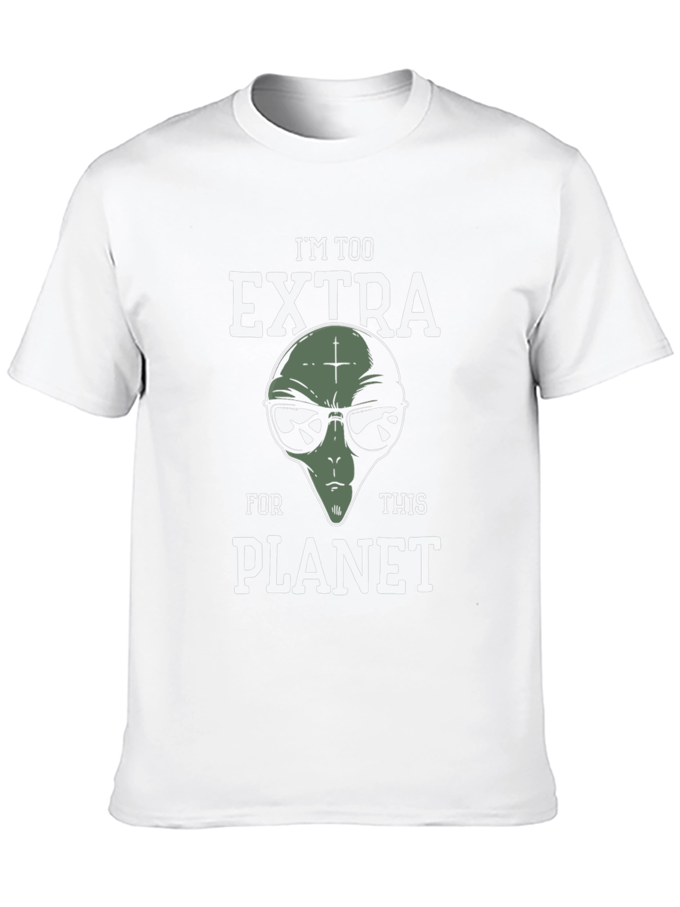 Im Too Extra Alien Graphic T-Shirt