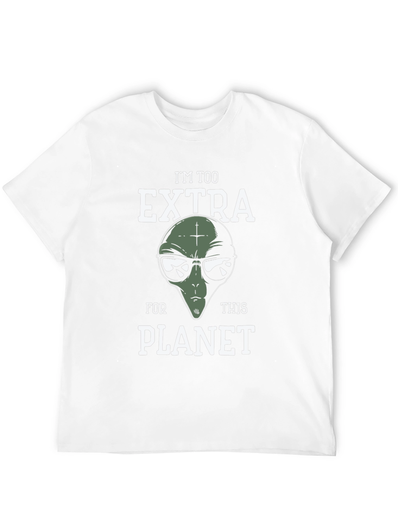 Im Too Extra Alien Graphic T-Shirt