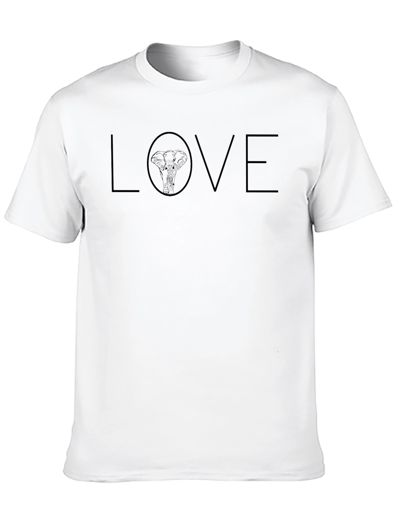 Love Elephant Graphic T-Shirt