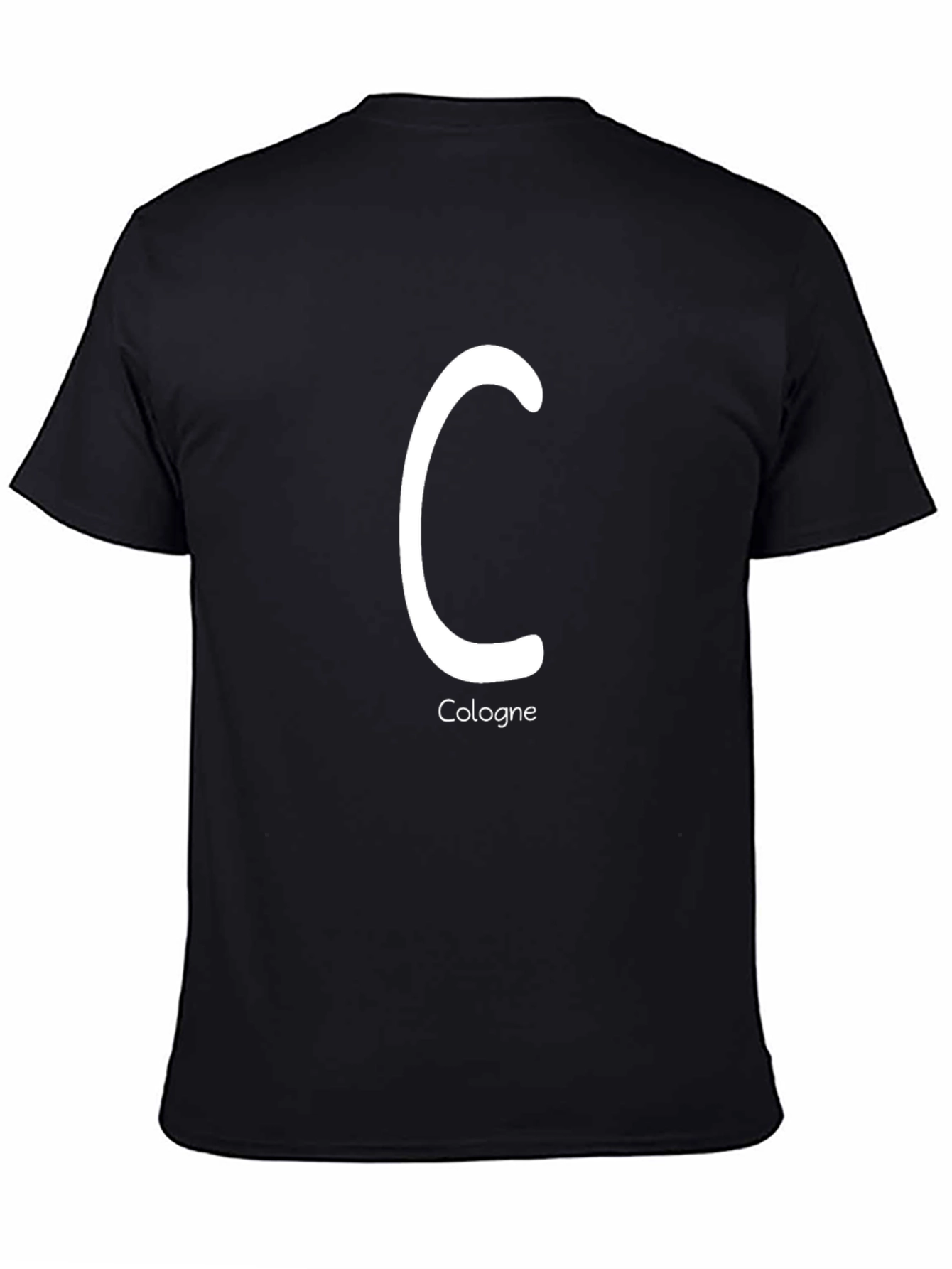 Cologne Tee - Stylish Initial C Graphic T-Shirt