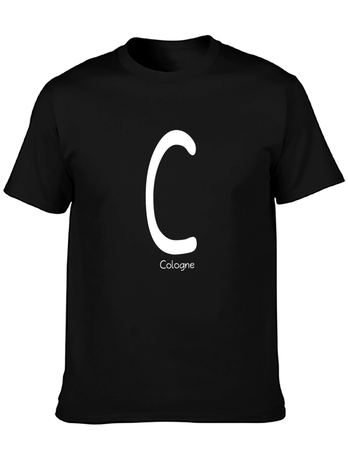 Cologne Tee - Stylish Initial C Graphic T-Shirt