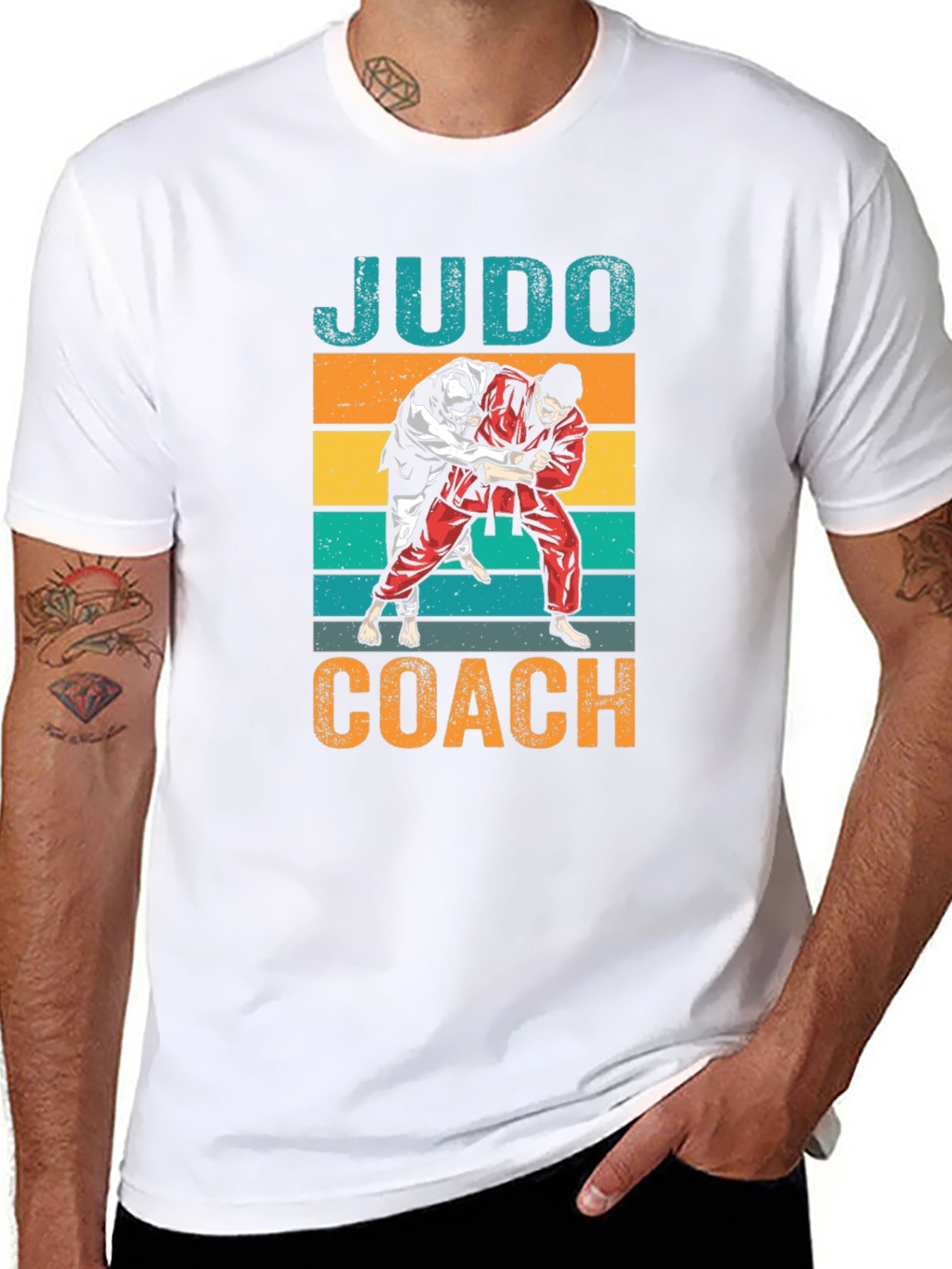 Judo Coach Graphic T-Shirt