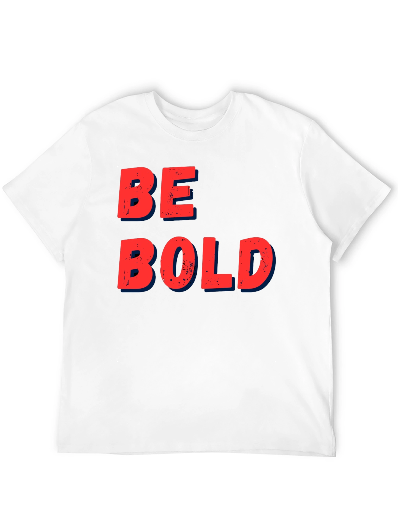Be Bold Graphic T-Shirt - Casual Black Tee
