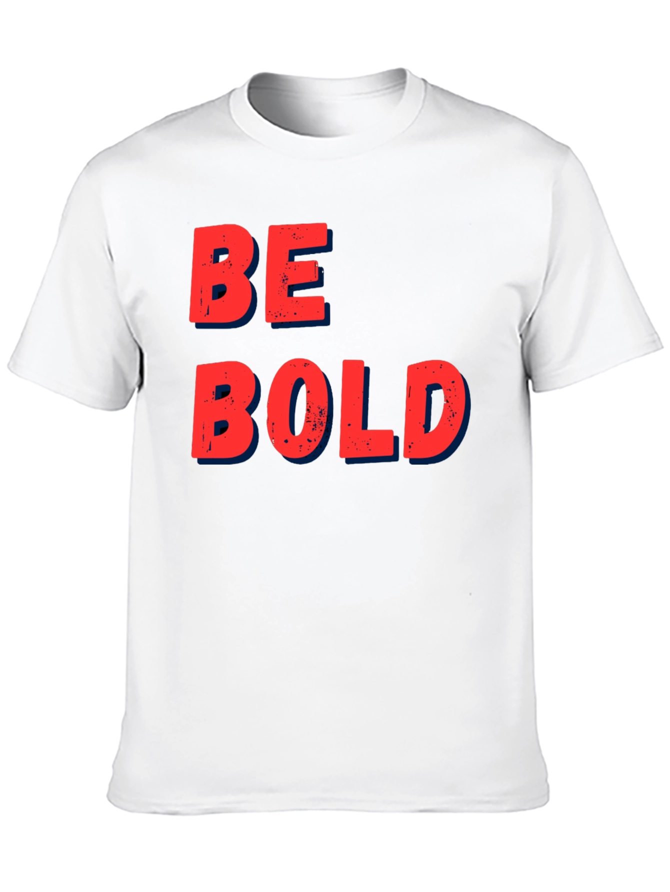 Be Bold Graphic T-Shirt - Casual Black Tee