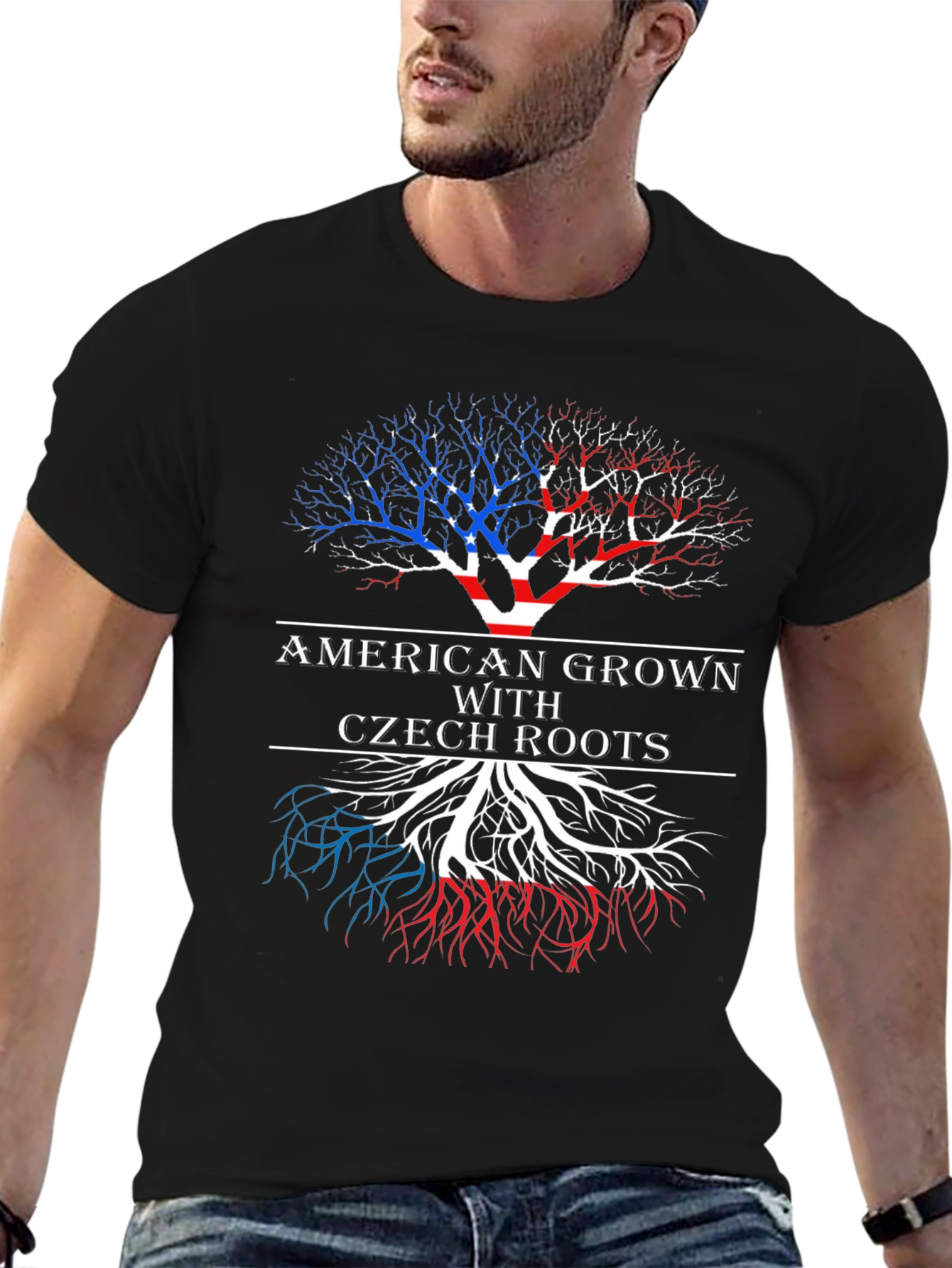 Czech Roots American Grown Graphic Tee
