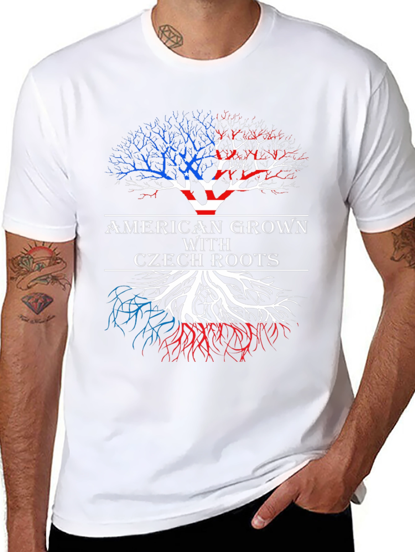 Czech Roots American Grown Graphic Tee
