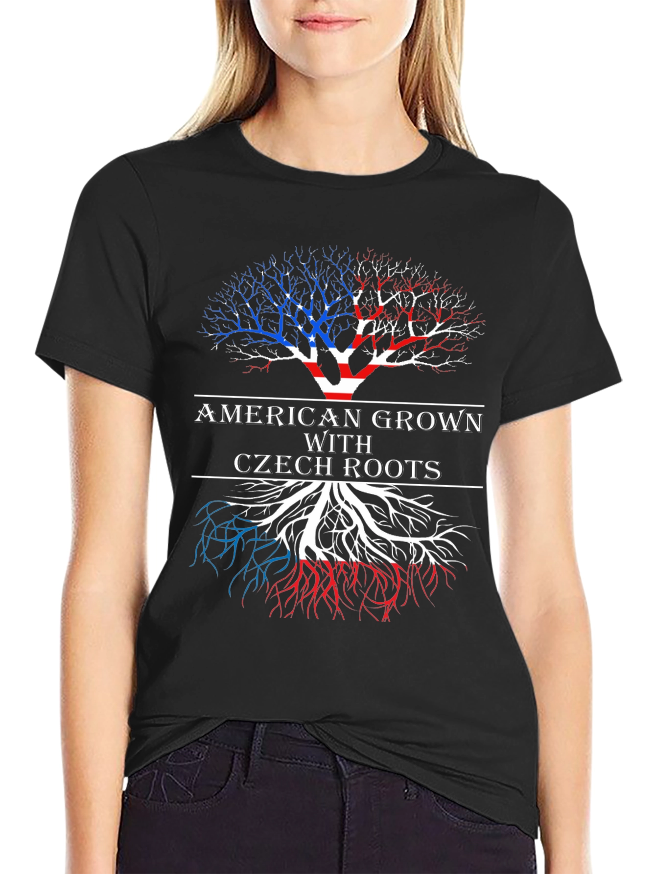 Czech Roots American Grown Graphic Tee