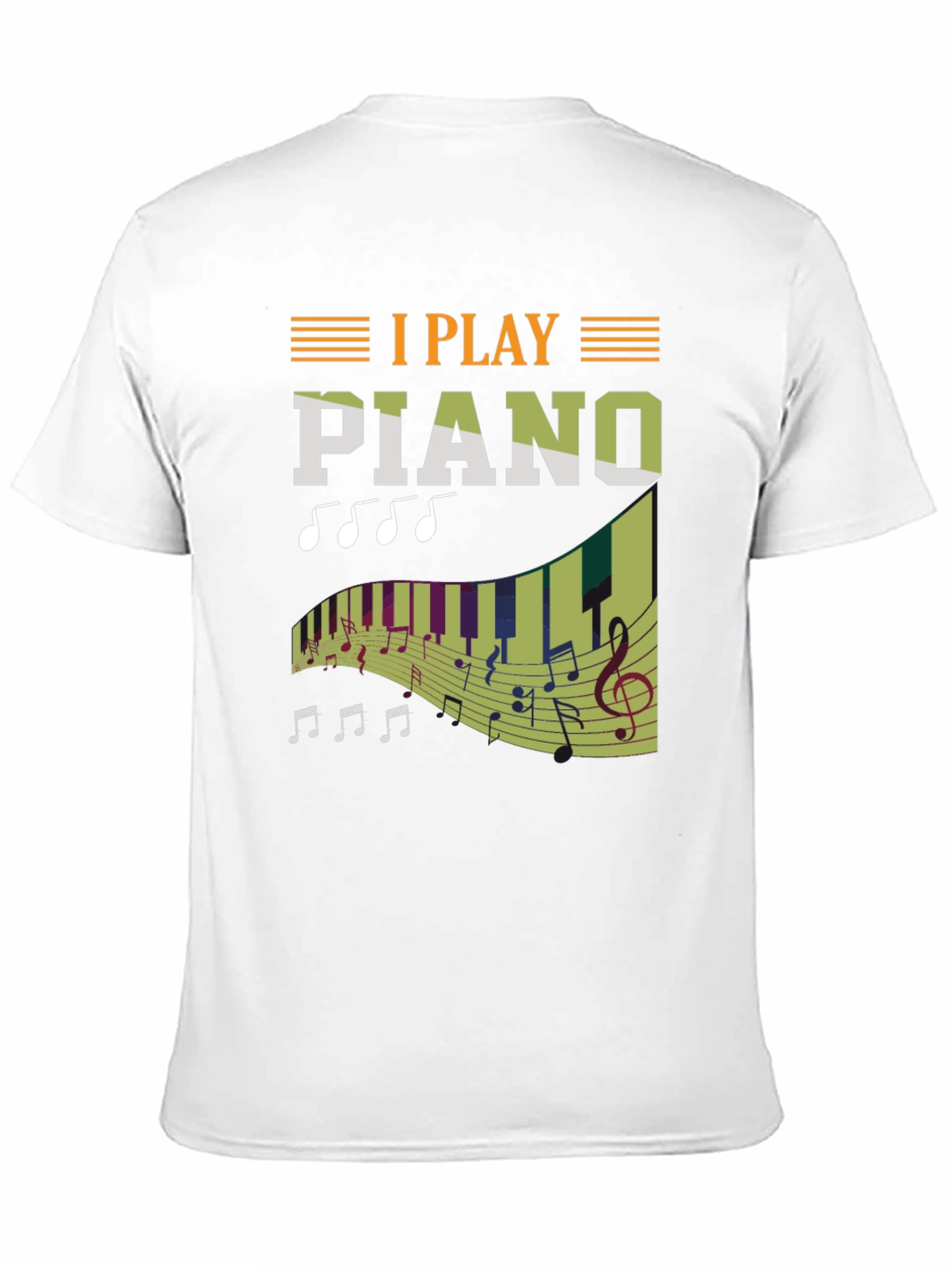 I Play Piano T-Shirt - Musician Gift
