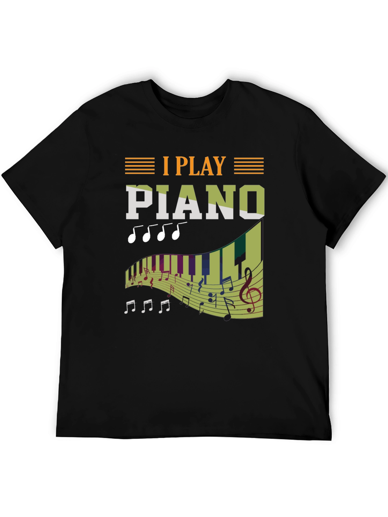 I Play Piano T-Shirt - Musician Gift