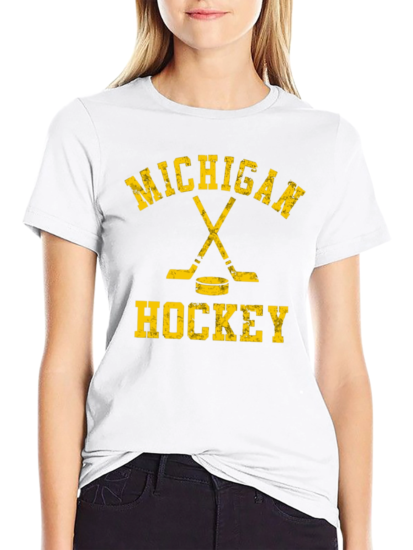 Michigan Hockey Graphic T-Shirt
