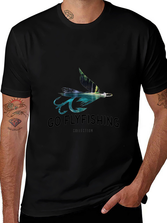 Go Flyfishing Black T-Shirt