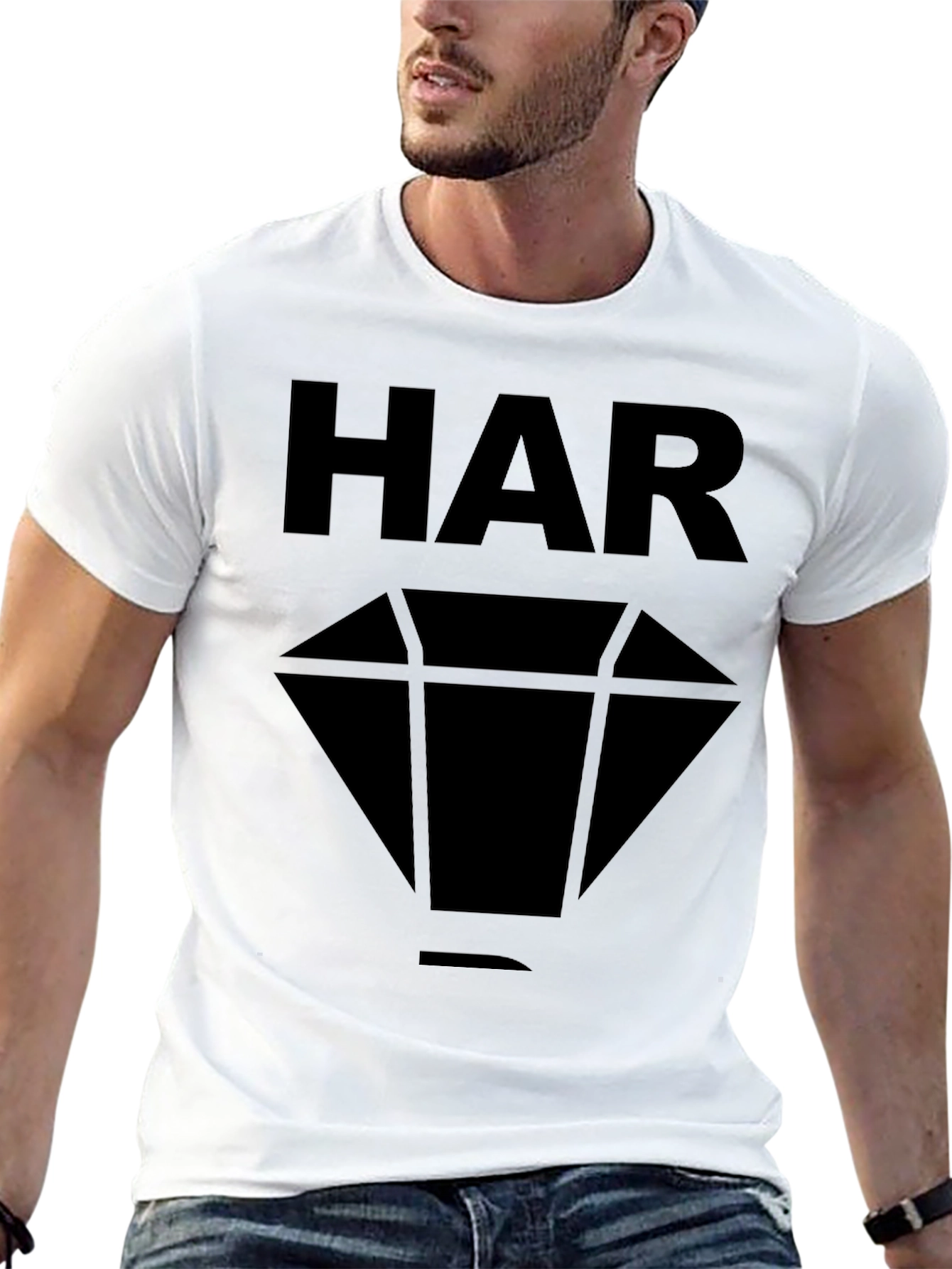 HAR Diamond Graphic Black T-Shirt