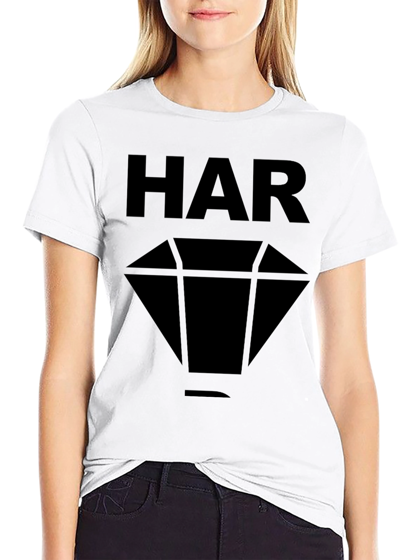 HAR Diamond Graphic Black T-Shirt