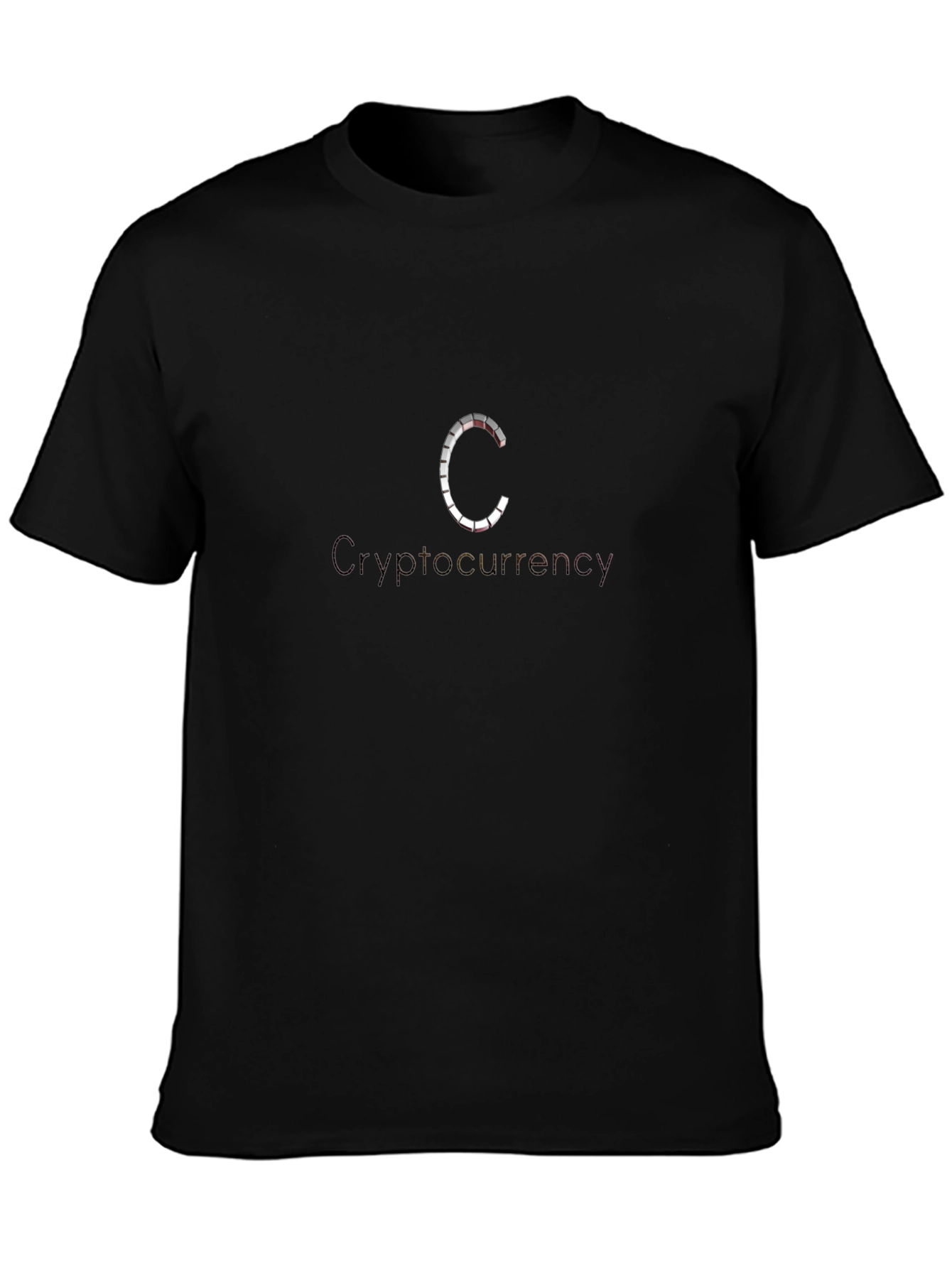 Cryptocurrency C Logo Black T-Shirt