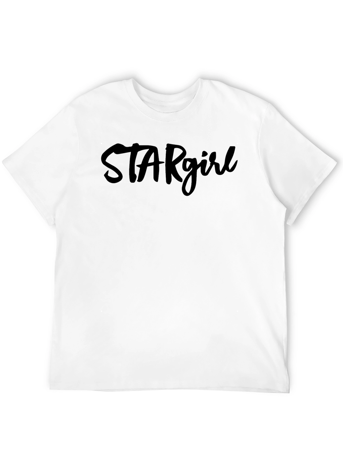 STARgirl Black Graphic Tee Casual Fashion