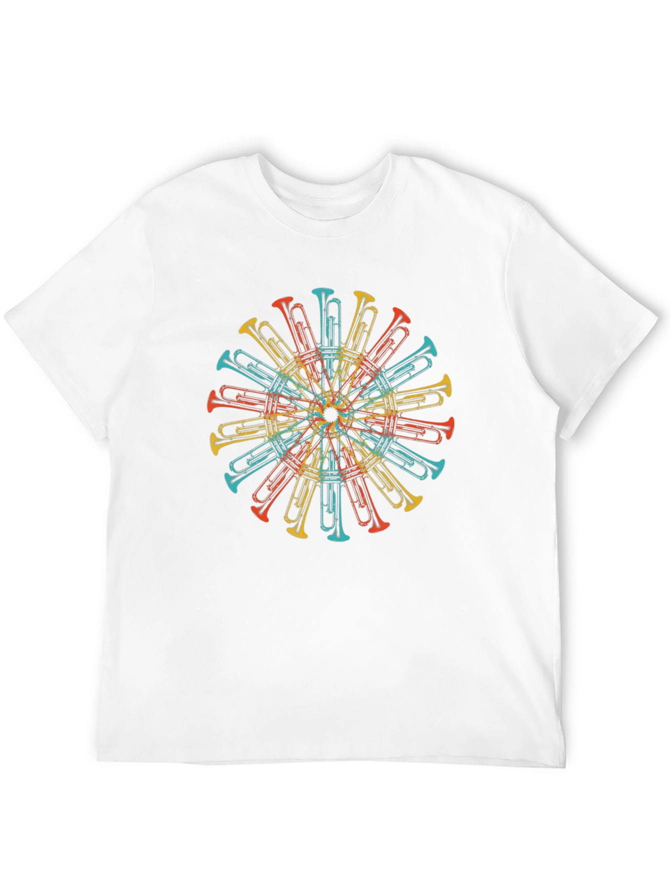Retro Trumpet Mandala T-Shirt