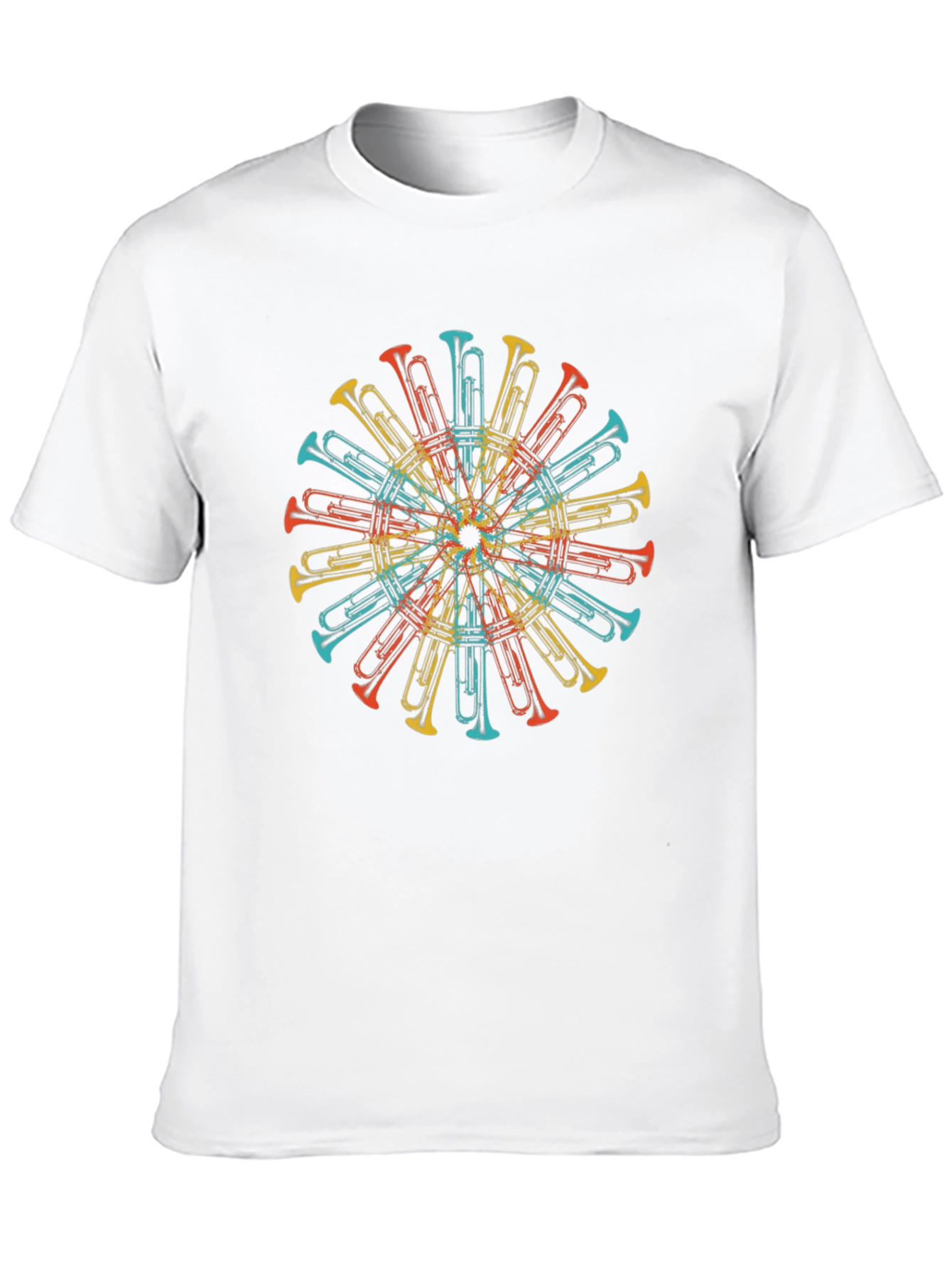 Retro Trumpet Mandala T-Shirt