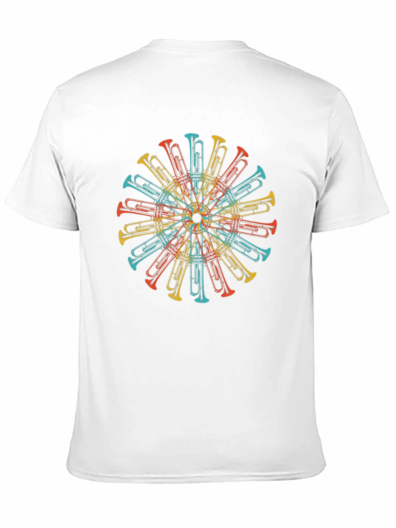 Retro Trumpet Mandala T-Shirt