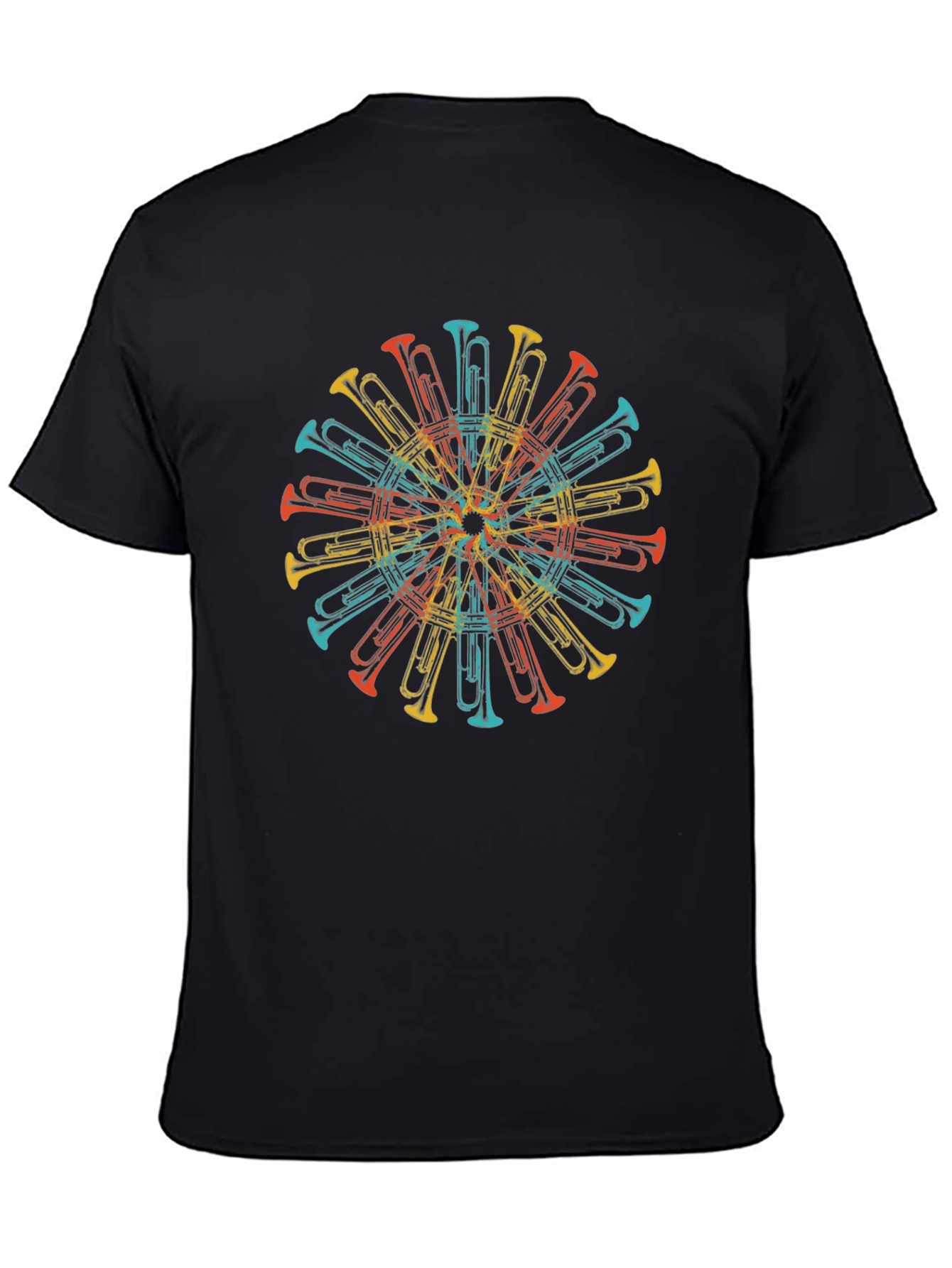 Retro Trumpet Mandala T-Shirt