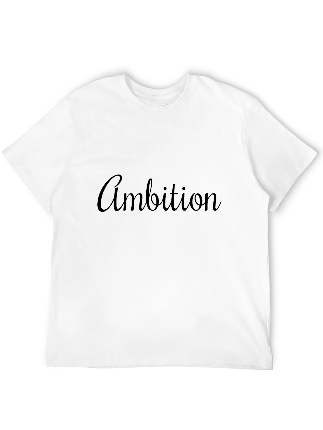 Ambition Black T-Shirt - Stylish Statement Tee
