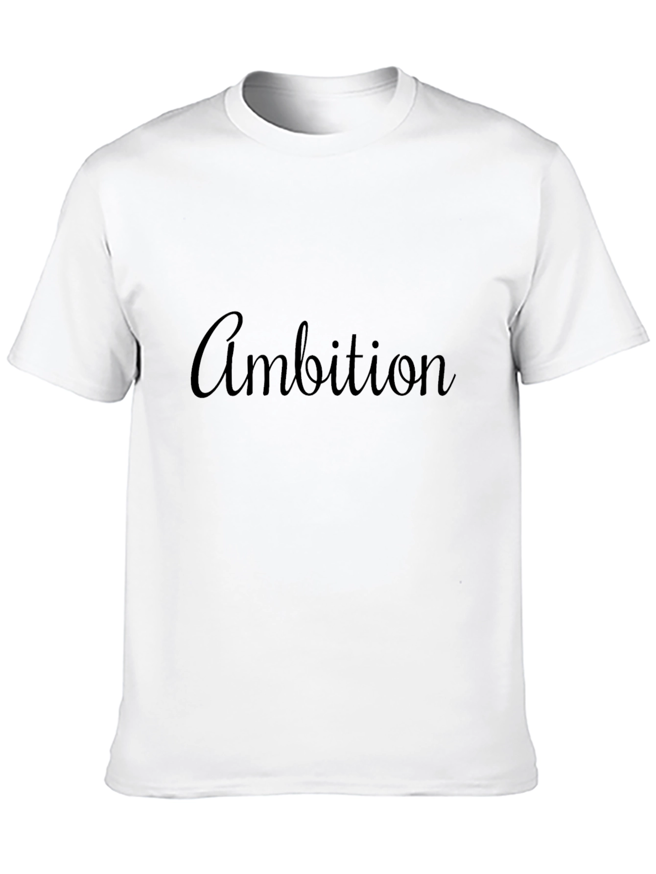 Ambition Black T-Shirt - Stylish Statement Tee