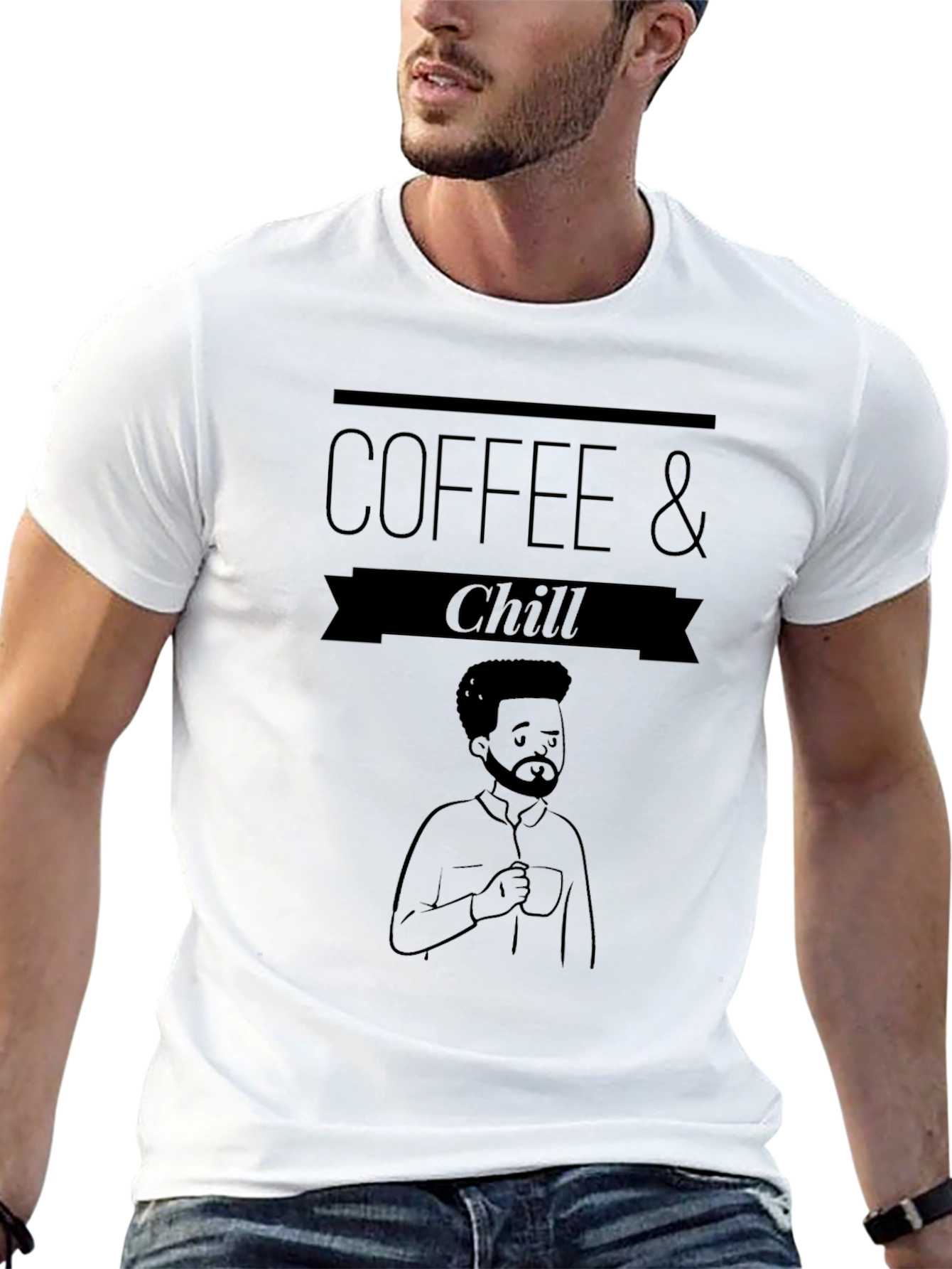 Coffee & Chill Graphic Tee - Relaxed Fit