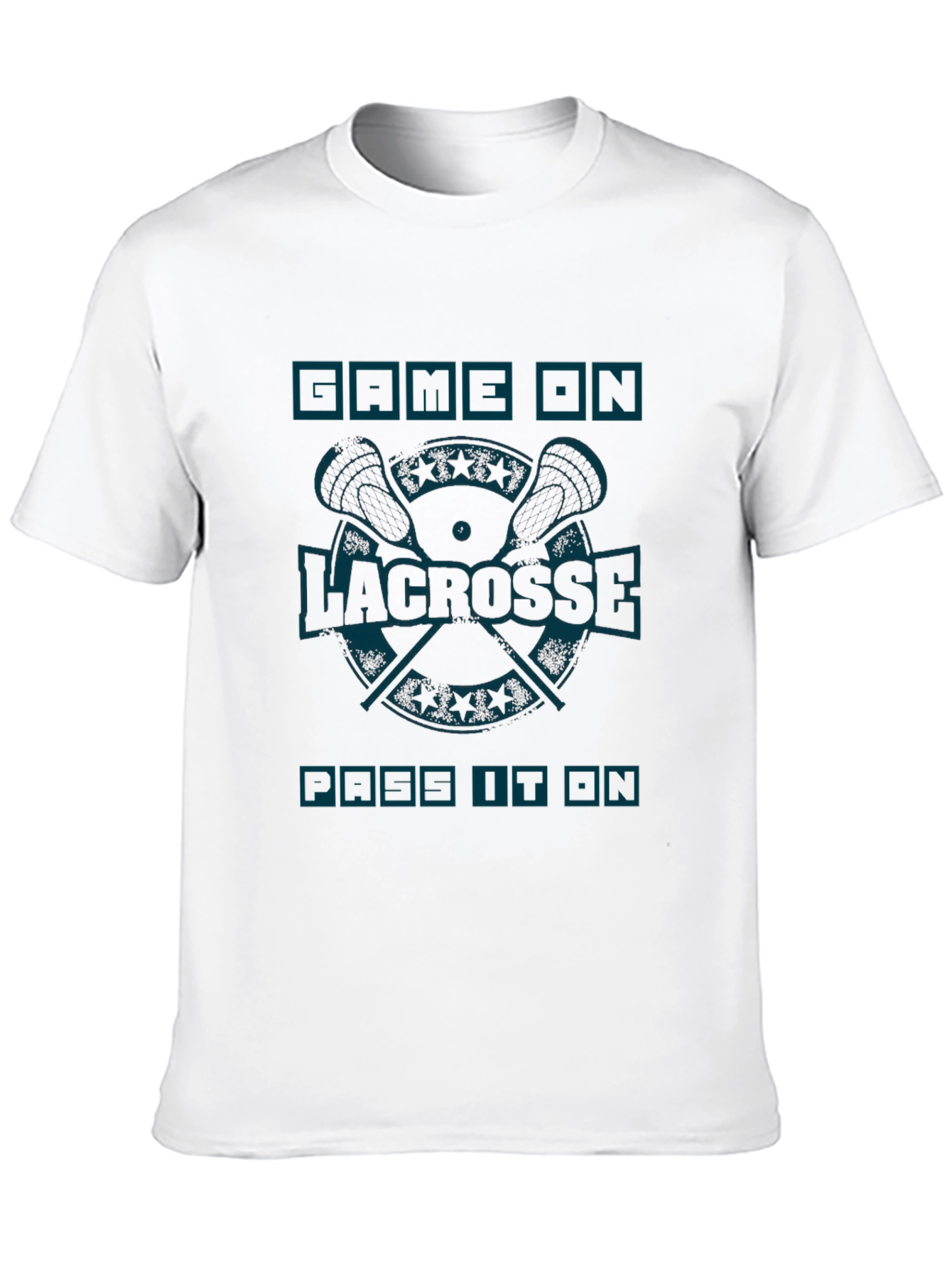 Lacrosse Game On T-Shirt - Sportswear Tee