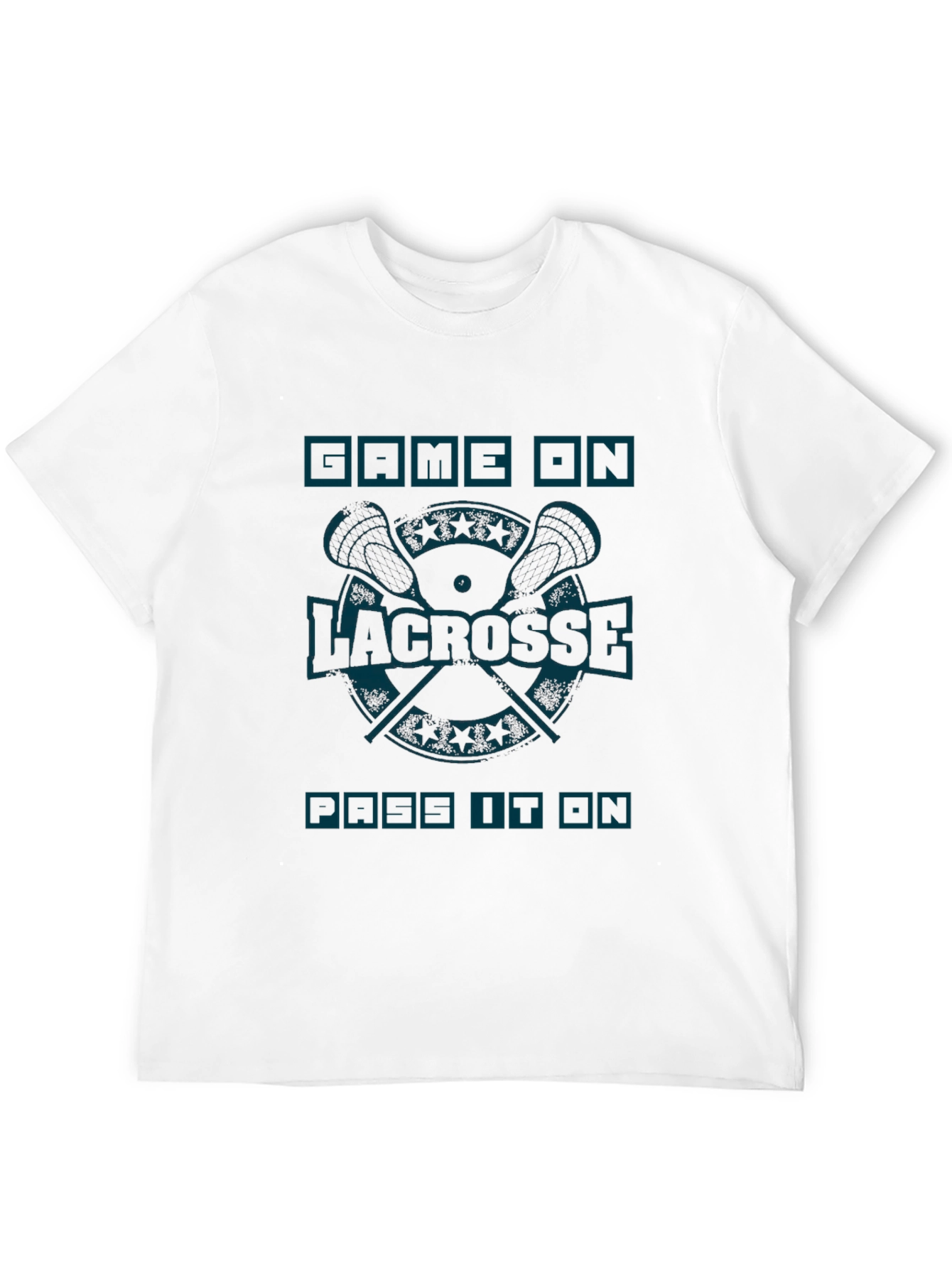 Lacrosse Game On T-Shirt - Sportswear Tee