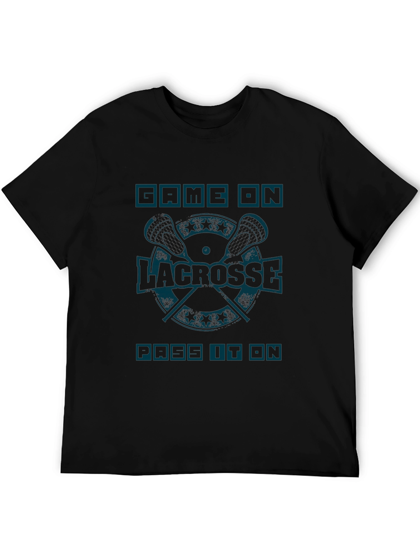 Lacrosse Game On T-Shirt - Sportswear Tee