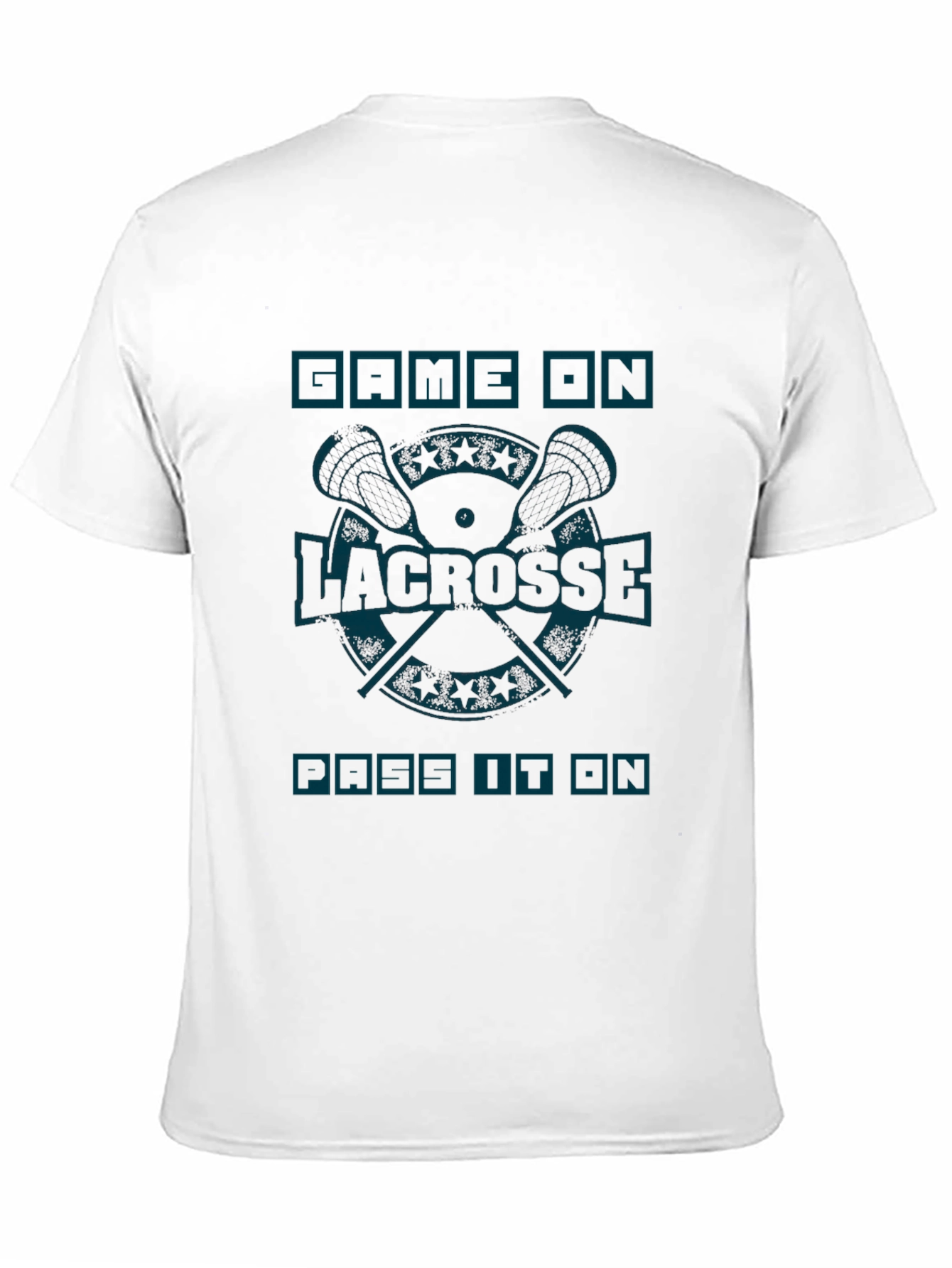 Lacrosse Game On T-Shirt - Sportswear Tee