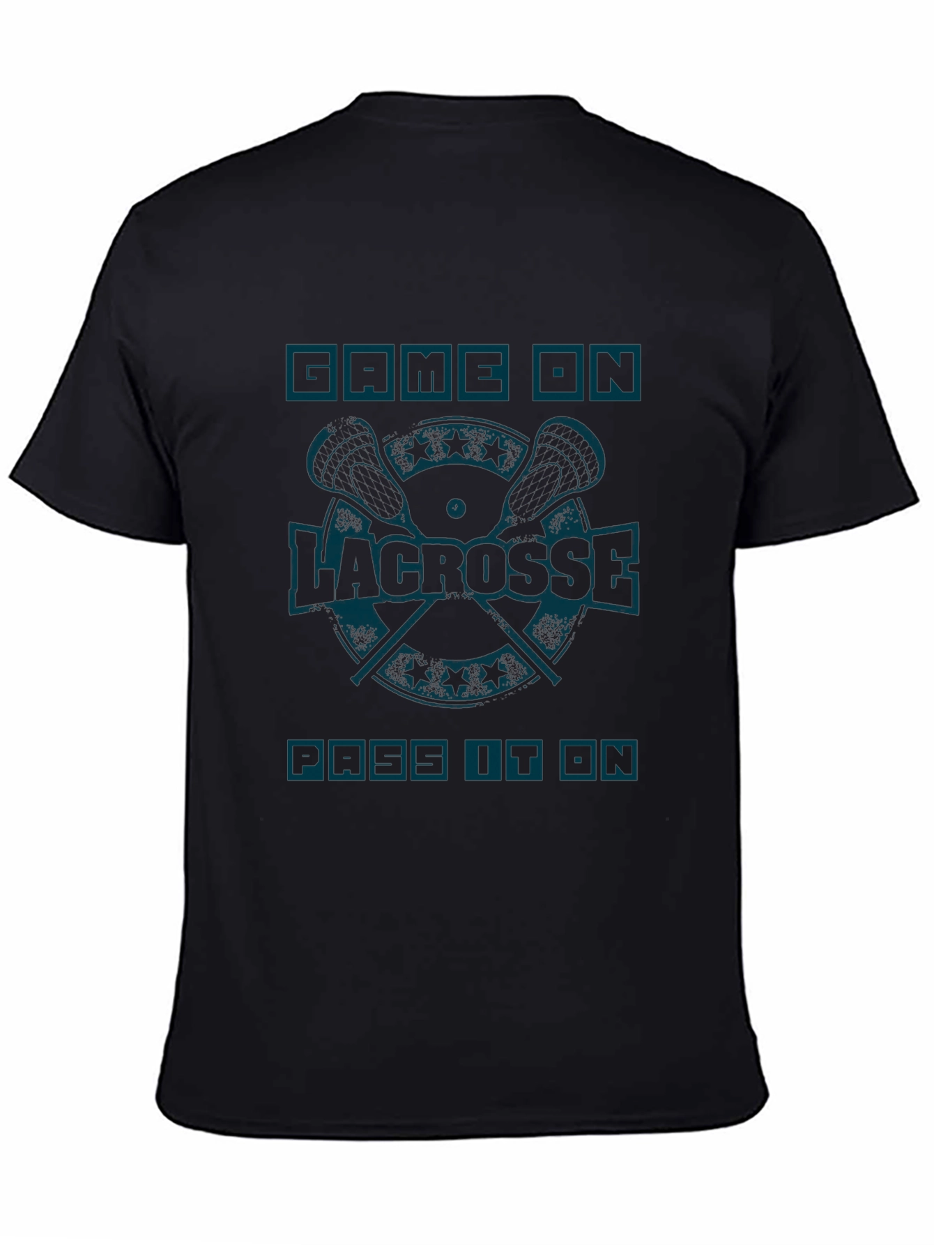 Lacrosse Game On T-Shirt - Sportswear Tee