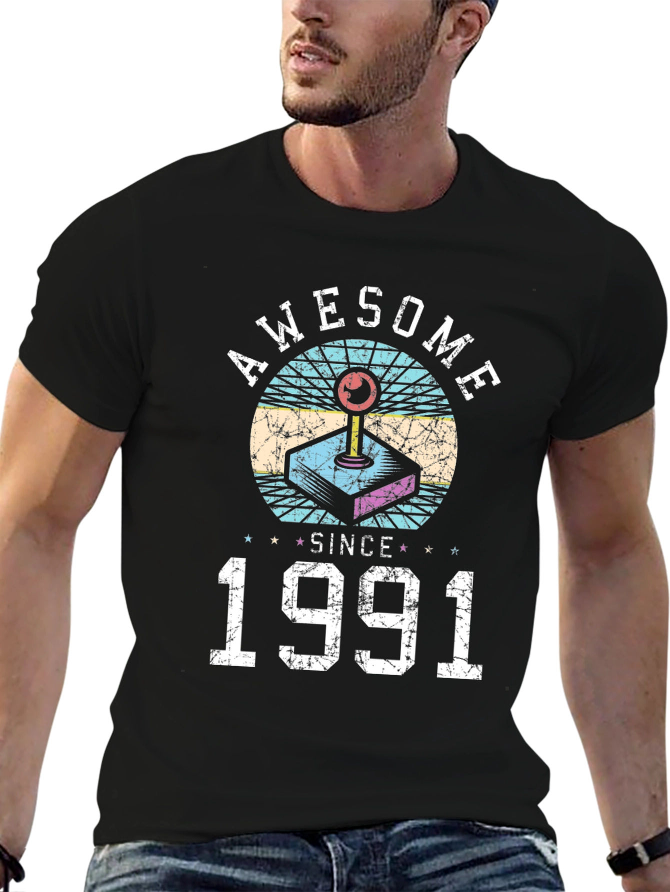 Awesome Since 1991 Retro Gamer T-Shirt