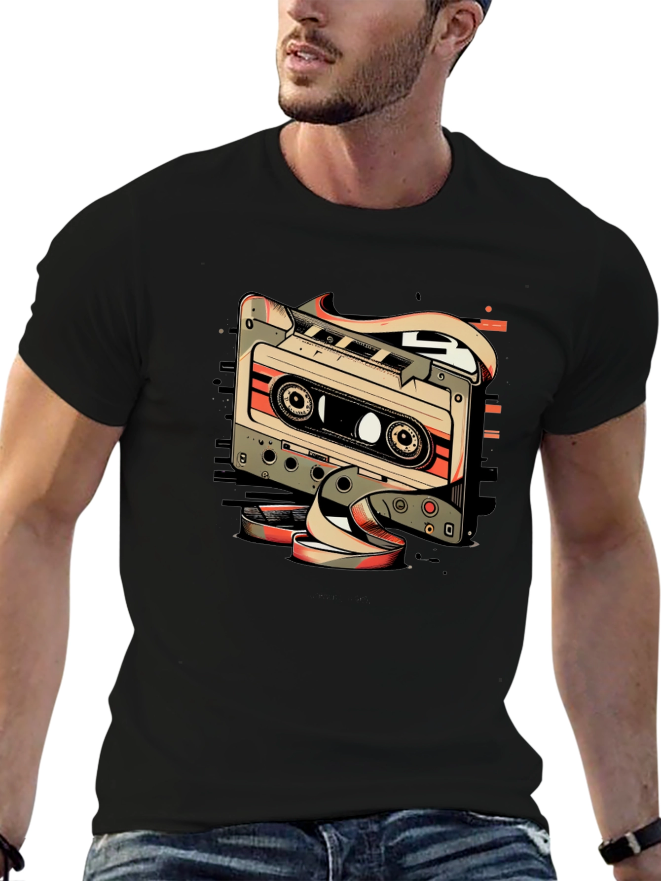 Retro Cassette Tape Graphic Tee