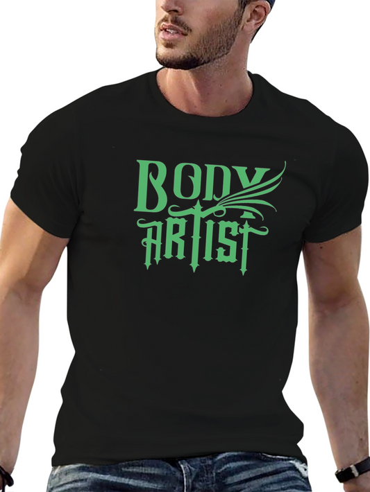 Body Artist Graphic Tee - Cool Tattoo Art Shirt