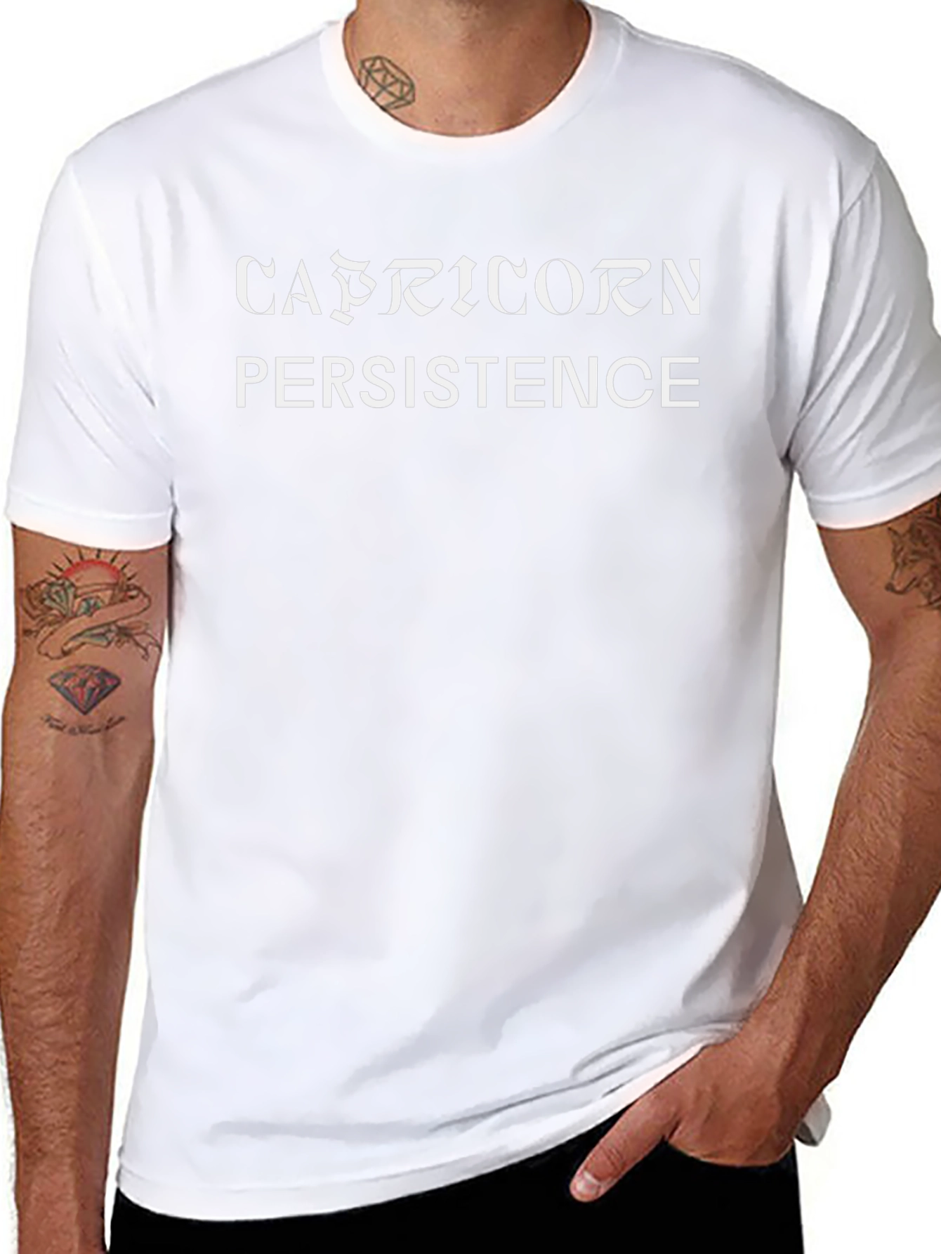 Capricorn Persistence T-Shirt Zodiac Gift
