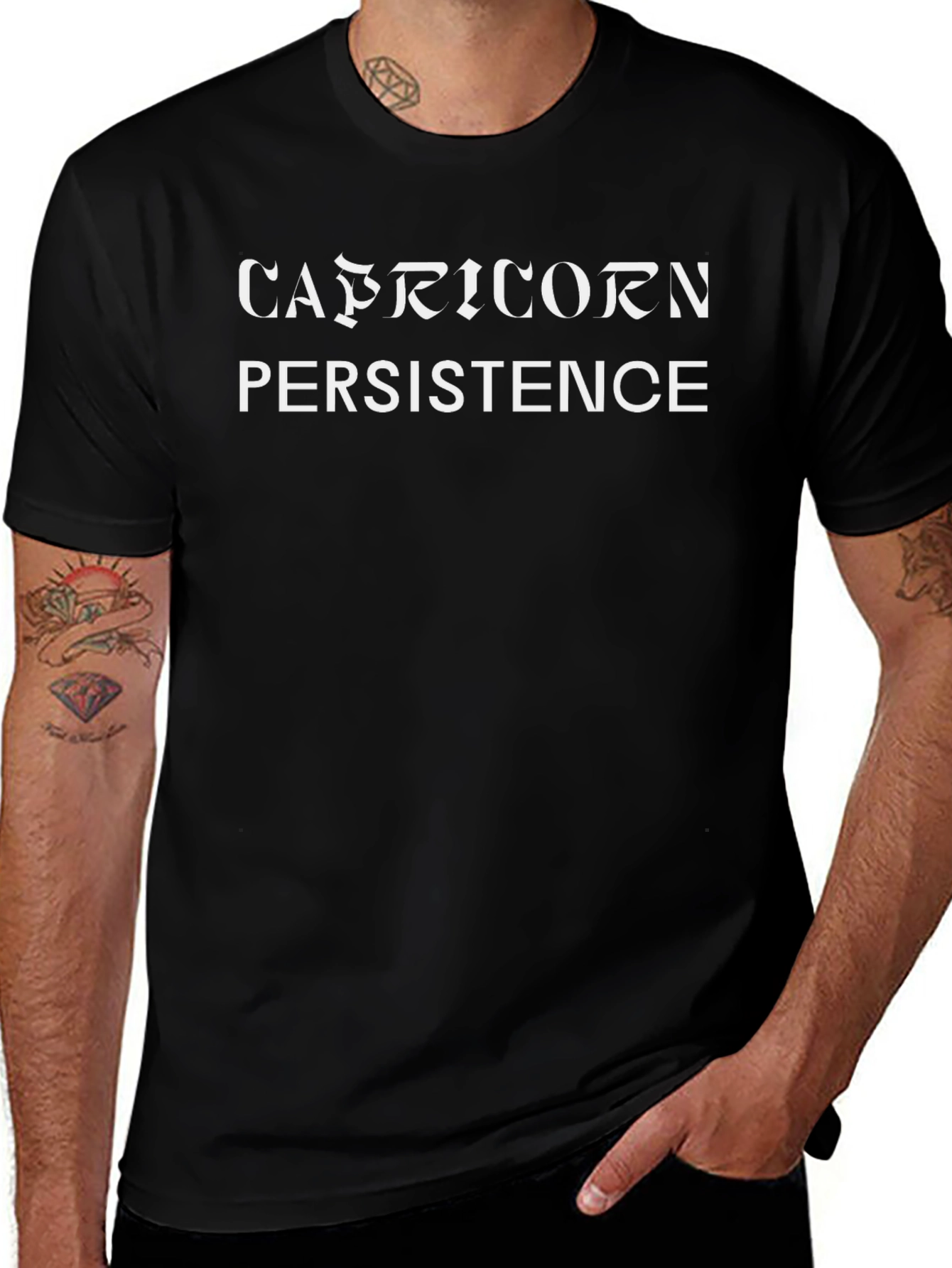 Capricorn Persistence T-Shirt Zodiac Gift