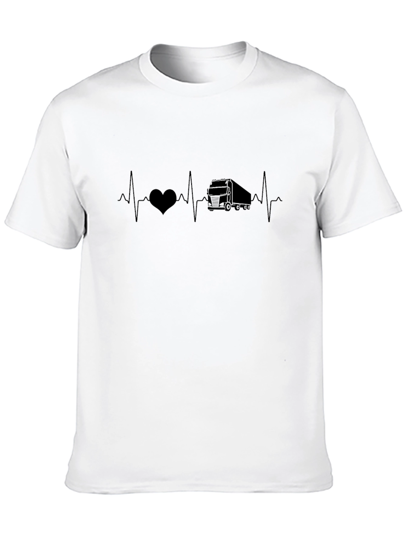 Truck Heartbeat T-Shirt - Driver Life Tee