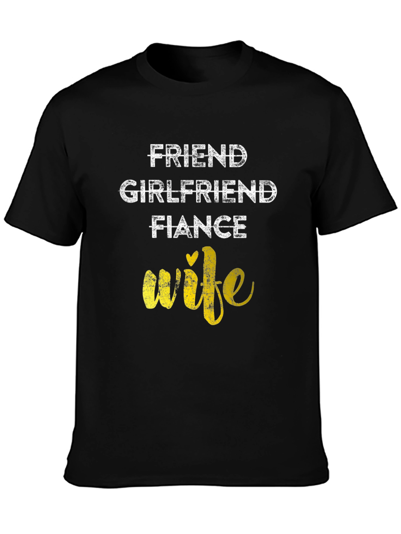 Evolved to Wife Graphic Tee - Black
