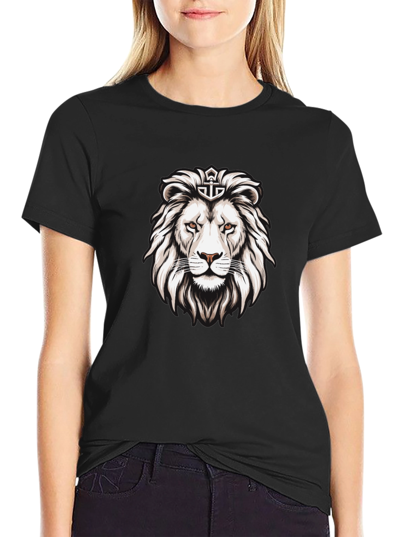 Lion King Graphic Black T-Shirt for Men