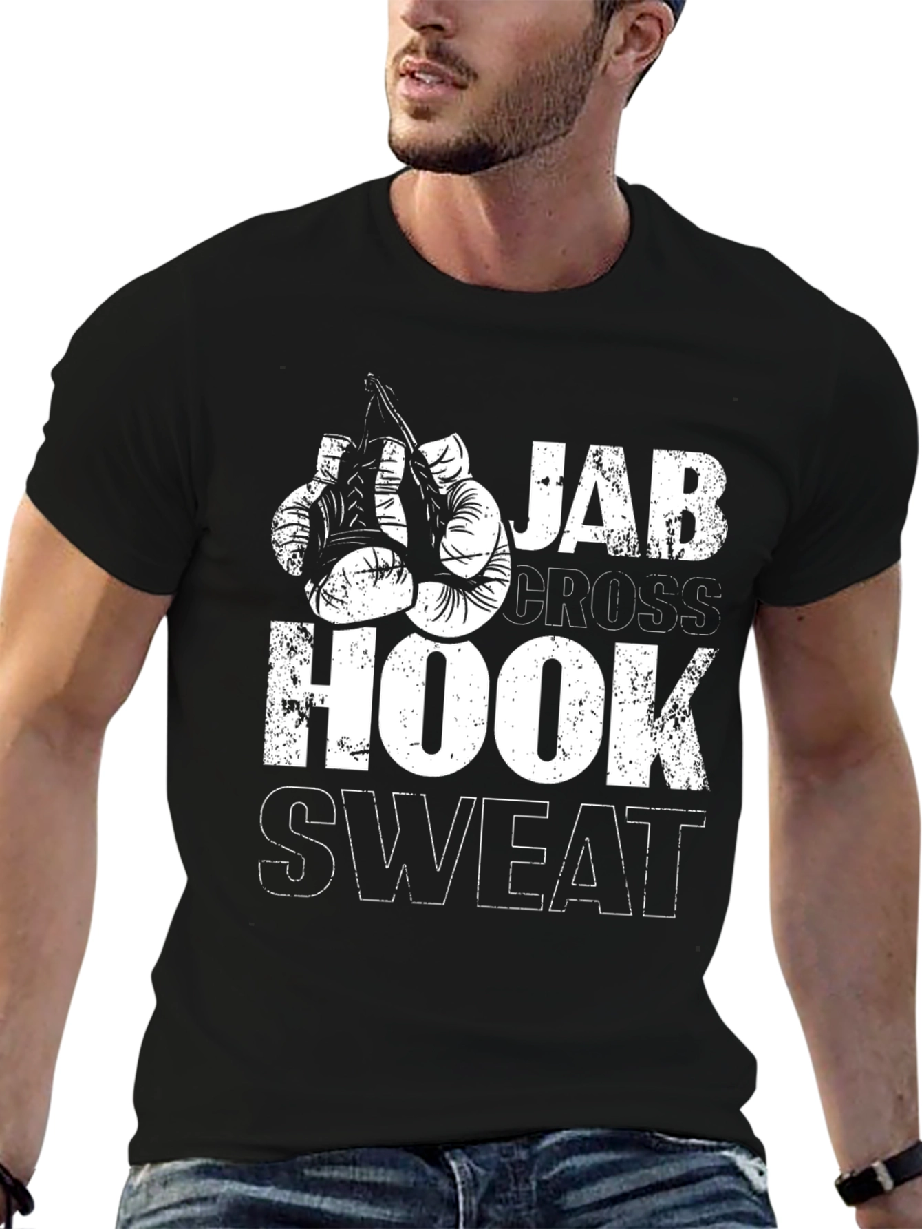 Boxing Jab Cross Hook Sweat T-Shirt