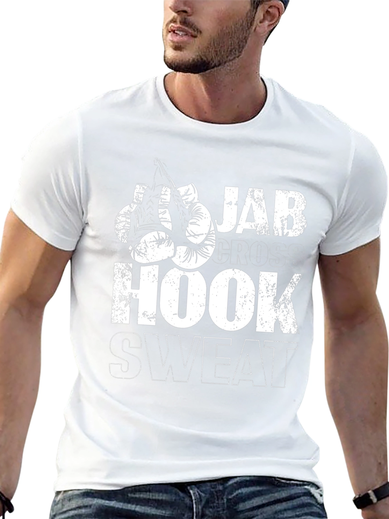Boxing Jab Cross Hook Sweat T-Shirt