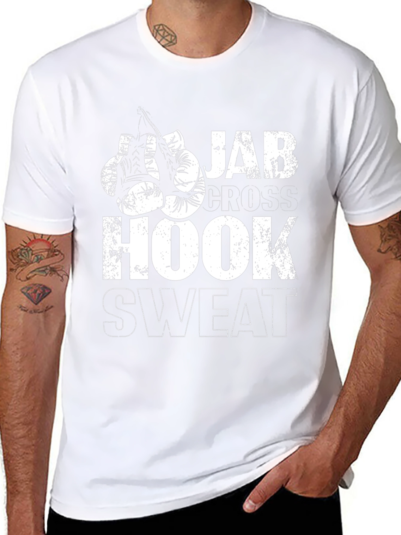 Boxing Jab Cross Hook Sweat T-Shirt