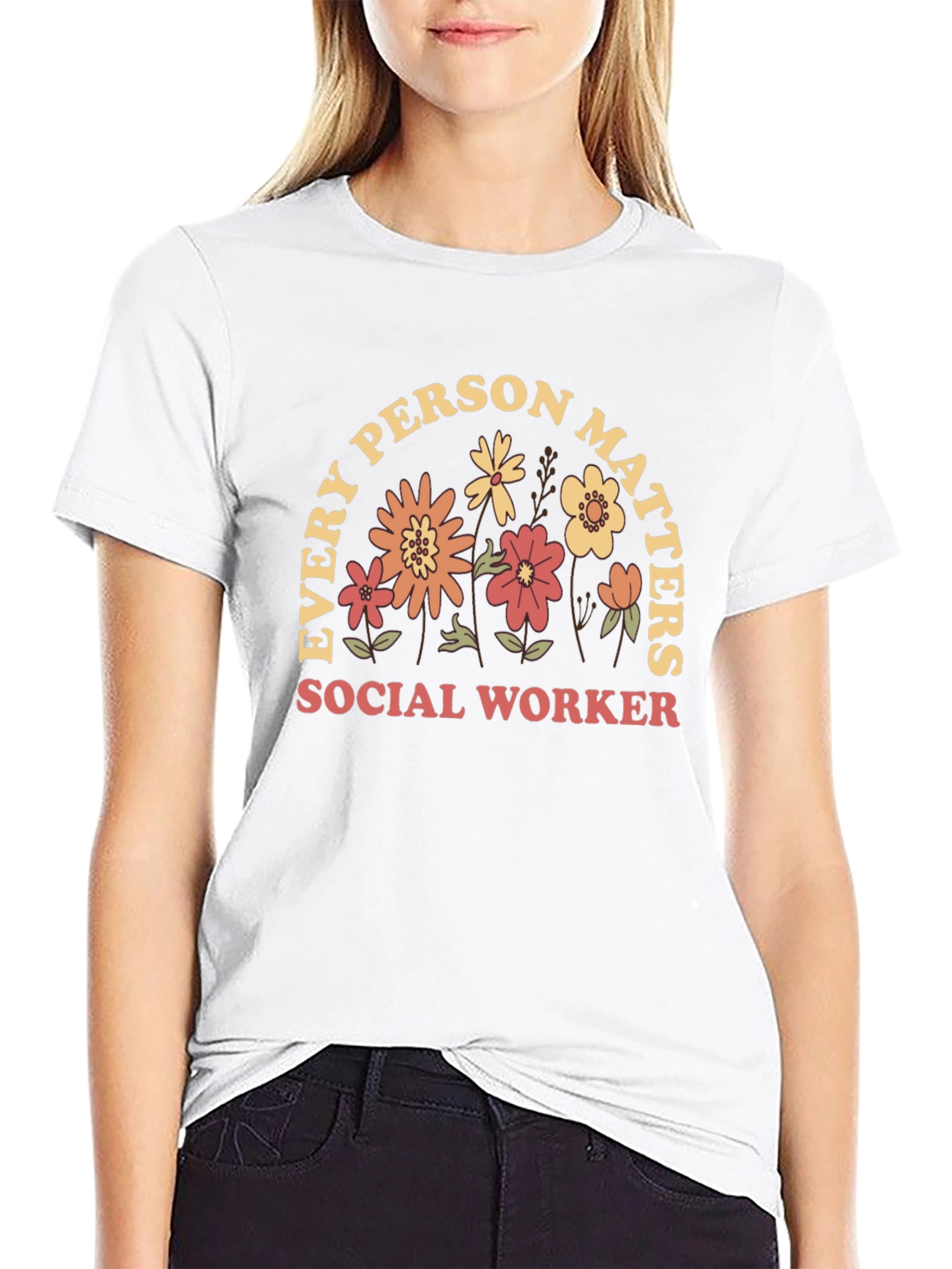 Every Person Matters Social Worker Graphic Tee