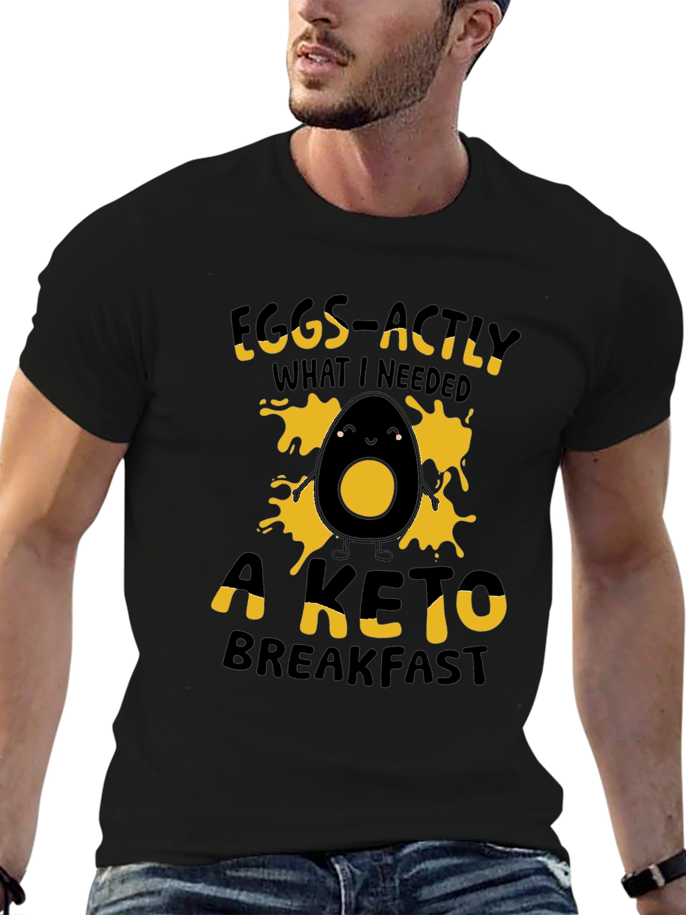Keto Breakfast T-Shirt - Eggs-Actly What I Needed!