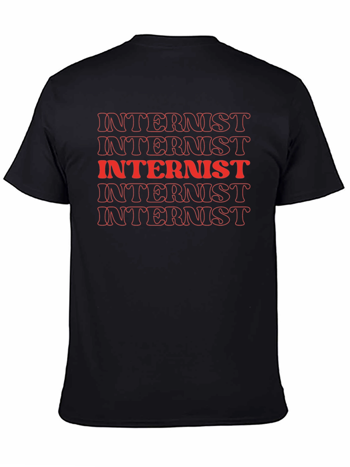 Internist Graphic Tee - Black
