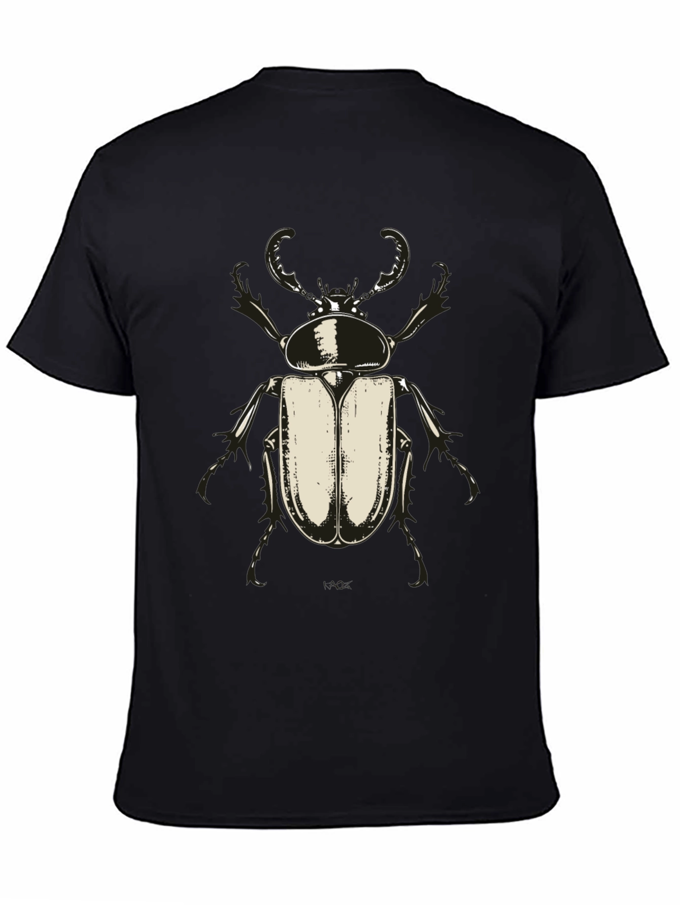 Beetle Graphic Tee - Bold Insect Design