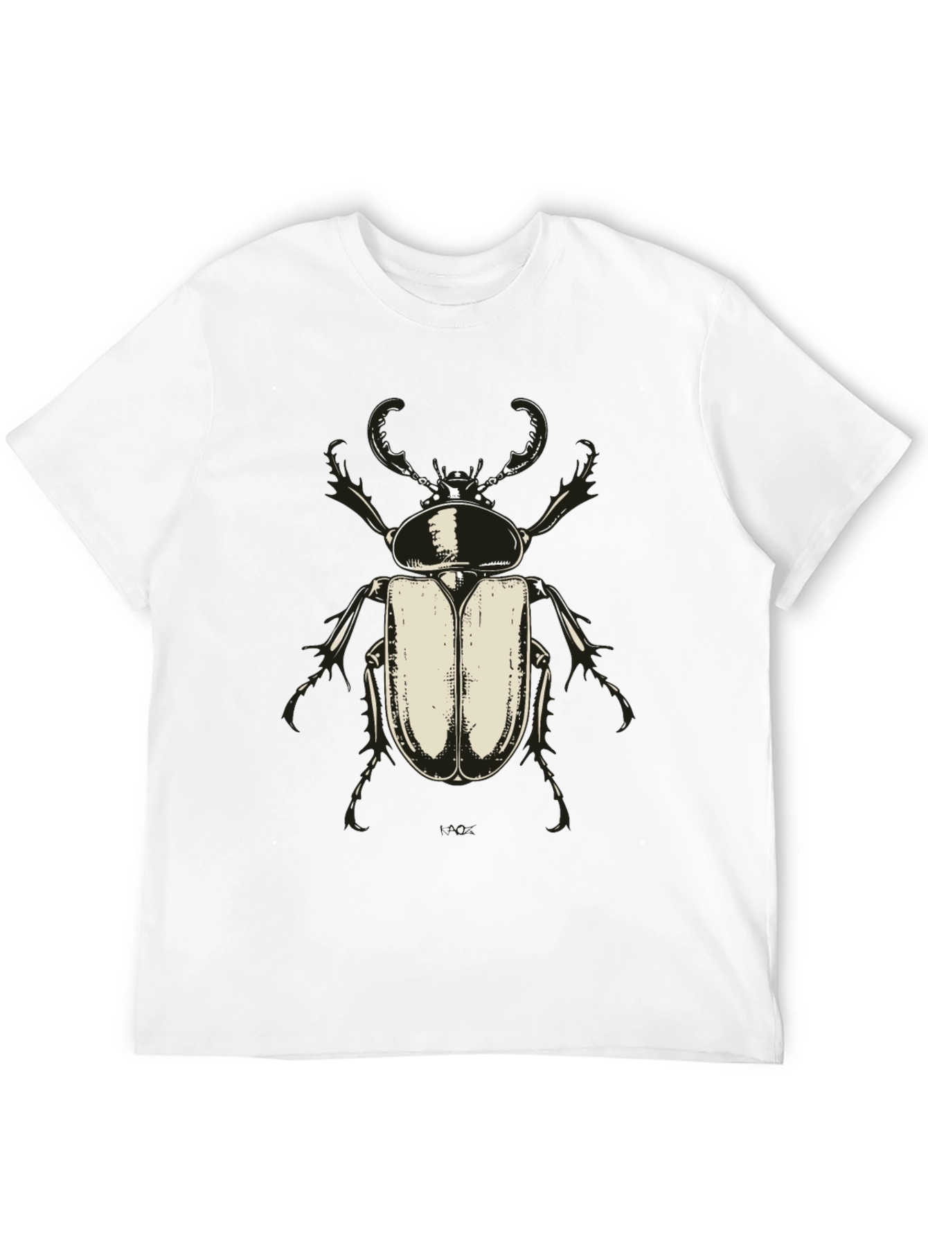 Beetle Graphic Tee - Bold Insect Design