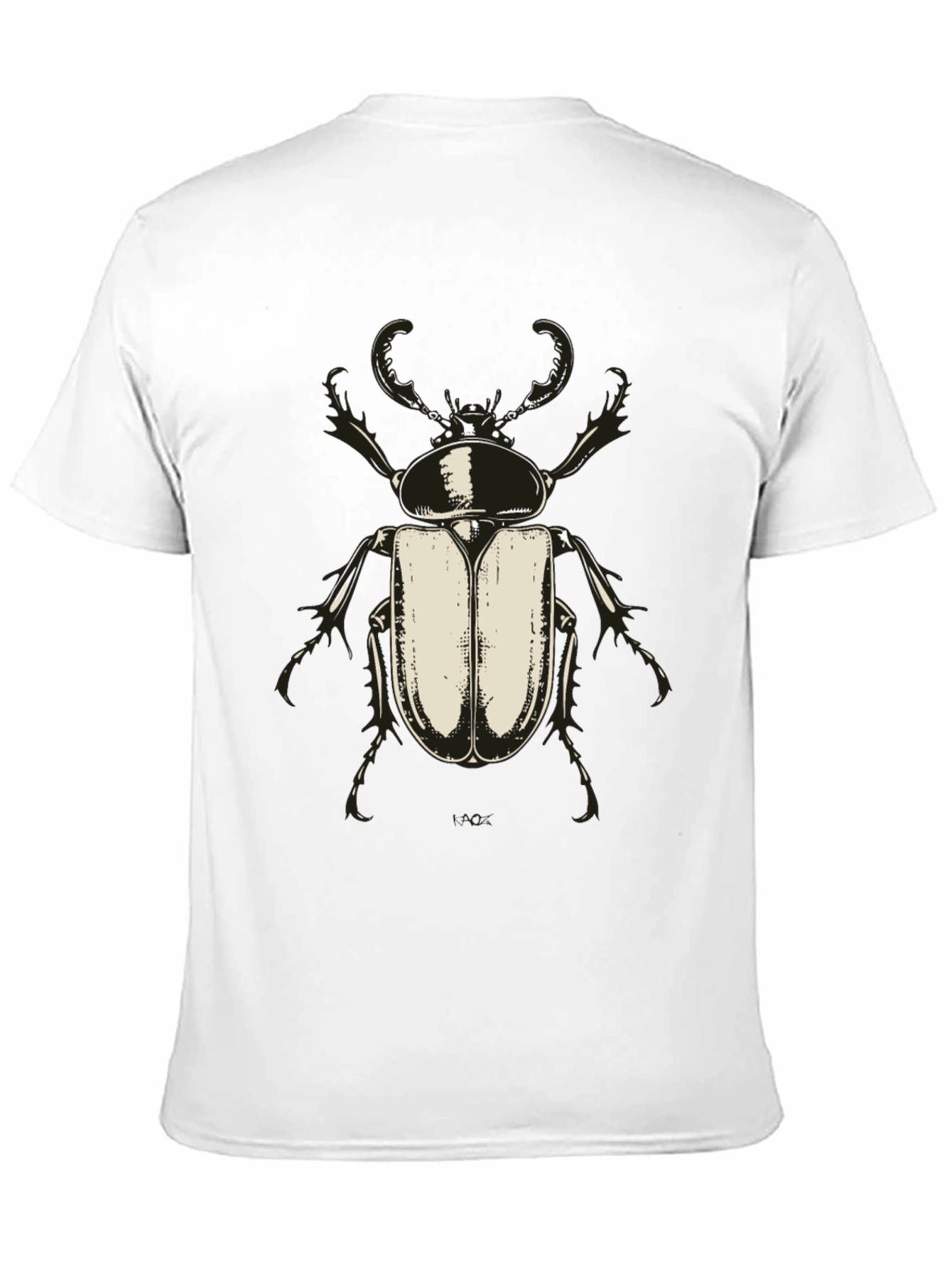 Beetle Graphic Tee - Bold Insect Design