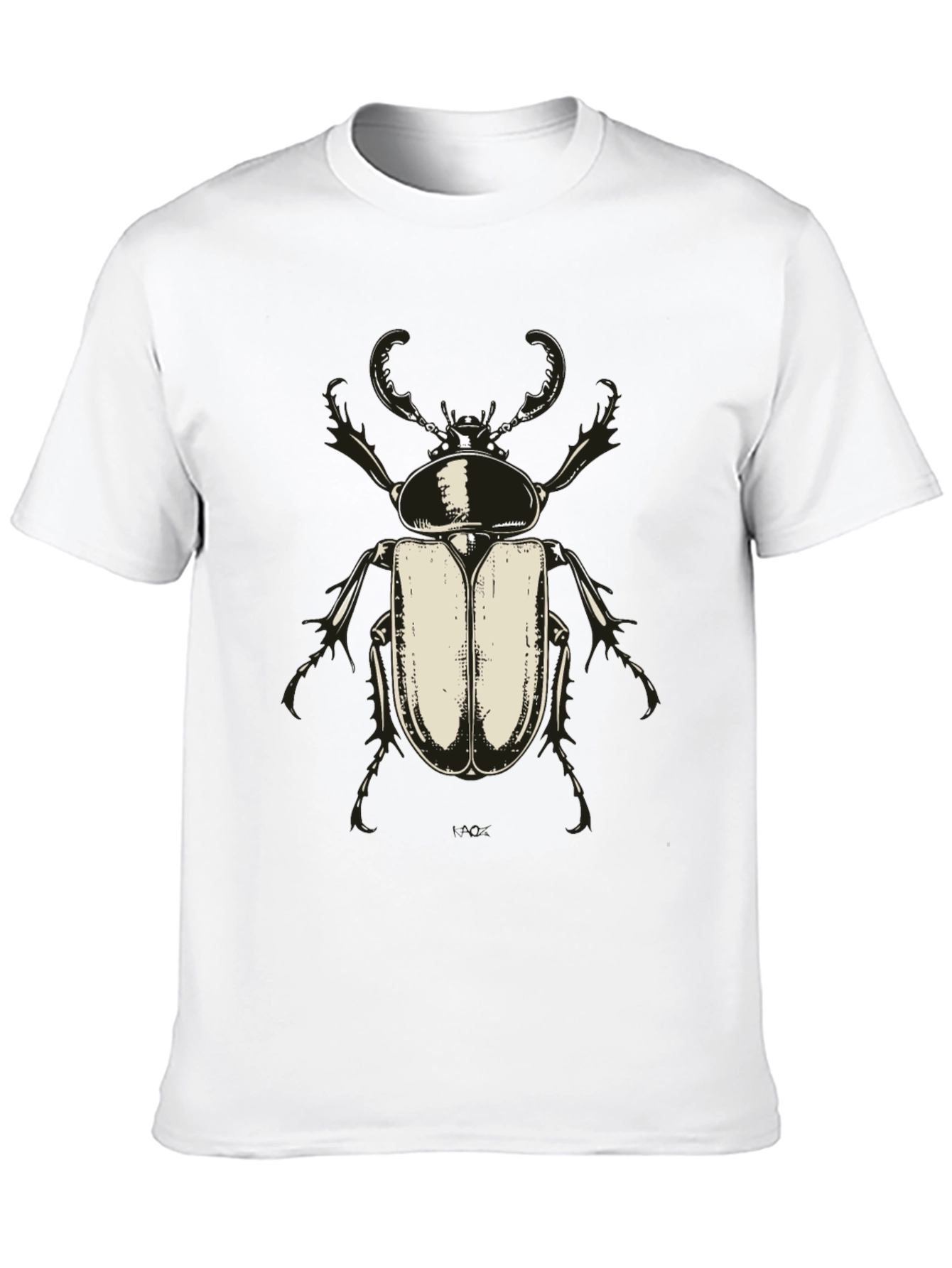 Beetle Graphic Tee - Bold Insect Design